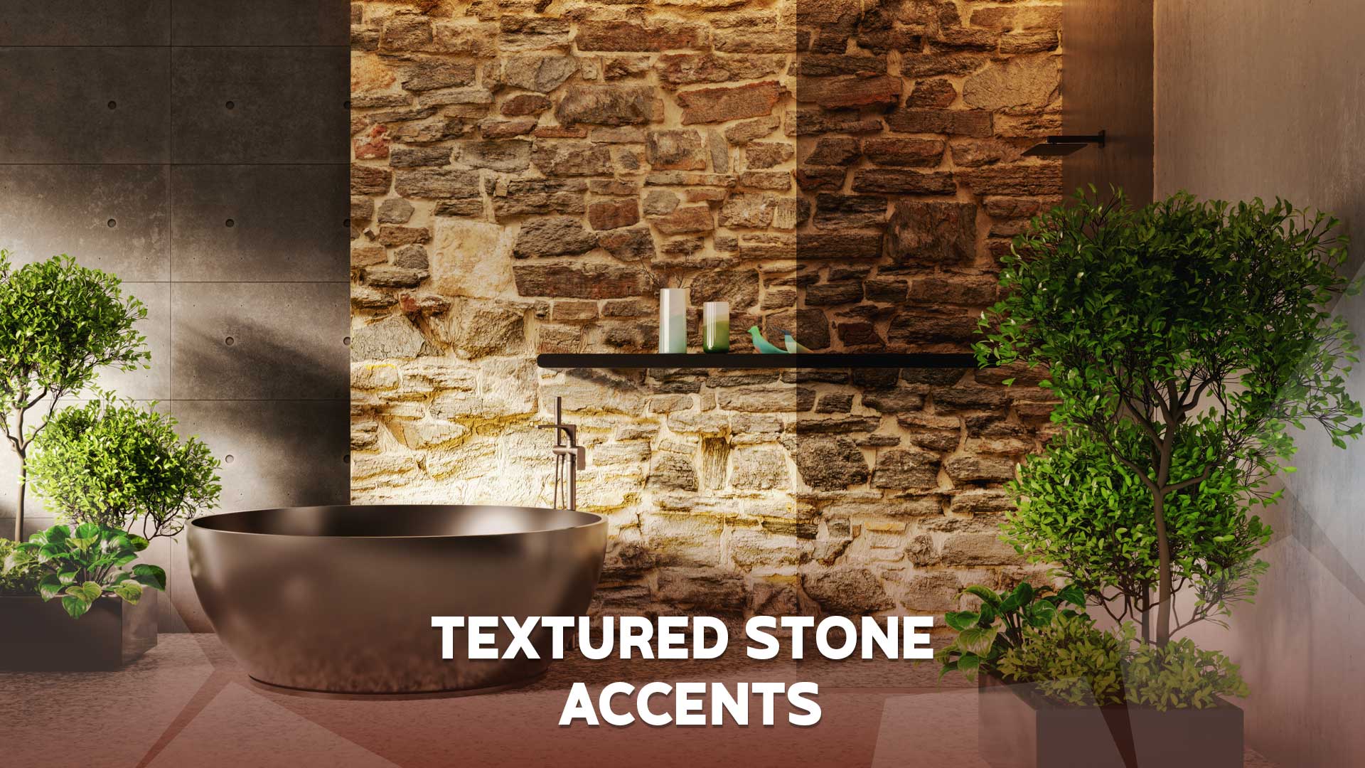 Textured Stone Accents