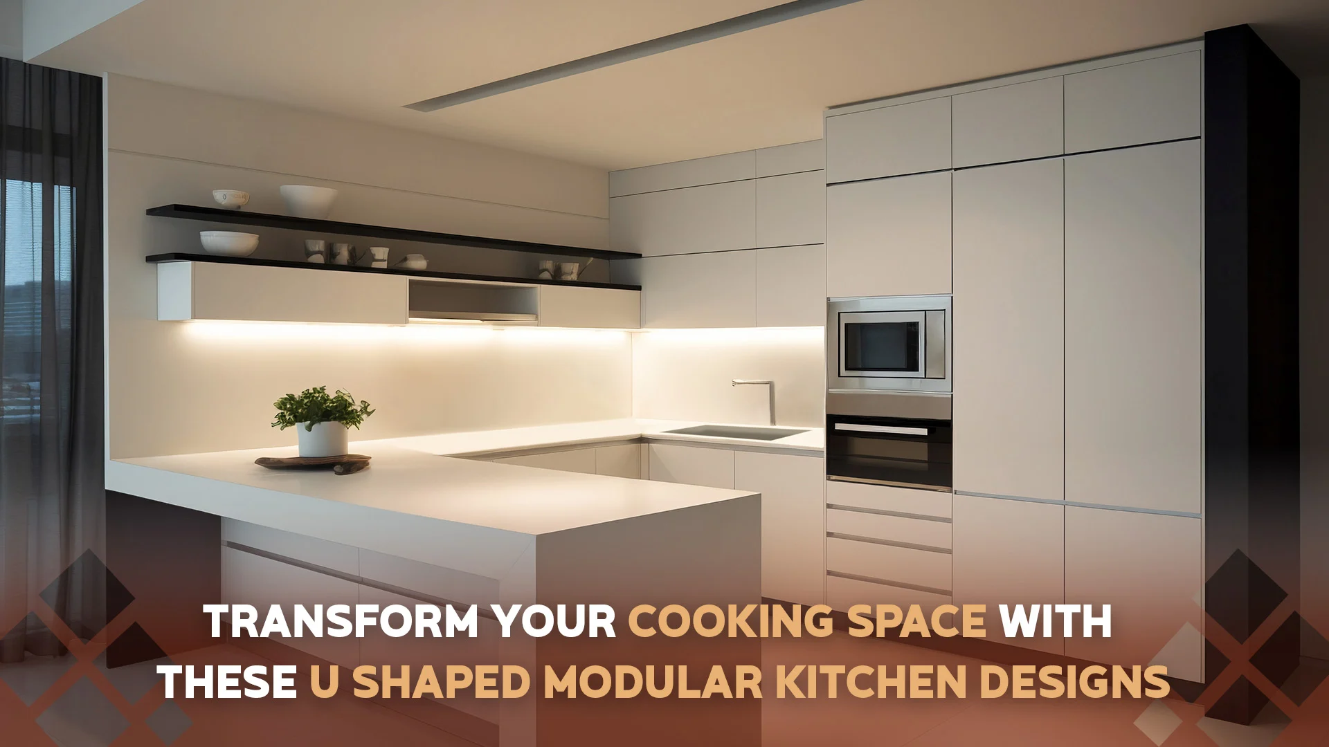 Best U-Shaped Modular Kitchen Design For Modern Homes