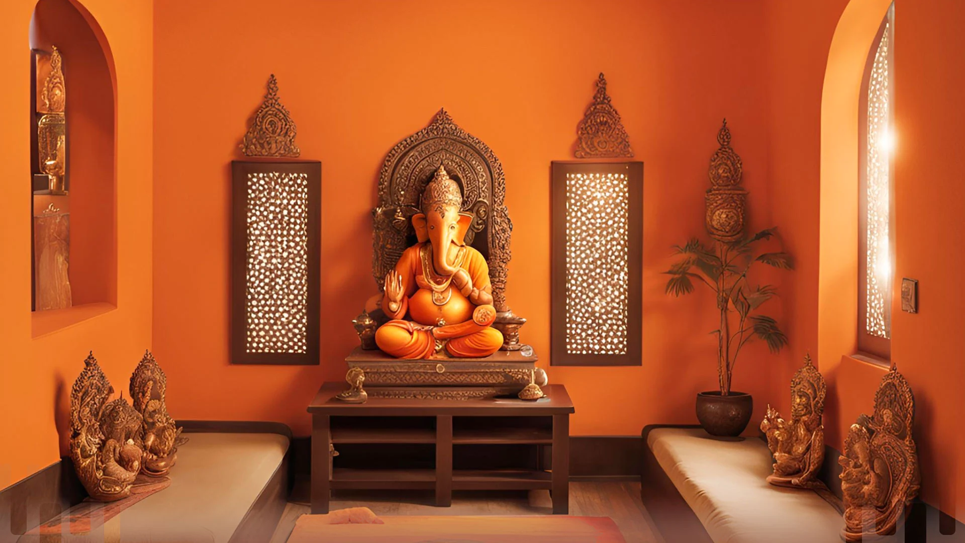 Pooja Room Colour Combinations: Guide for Good Luck 2