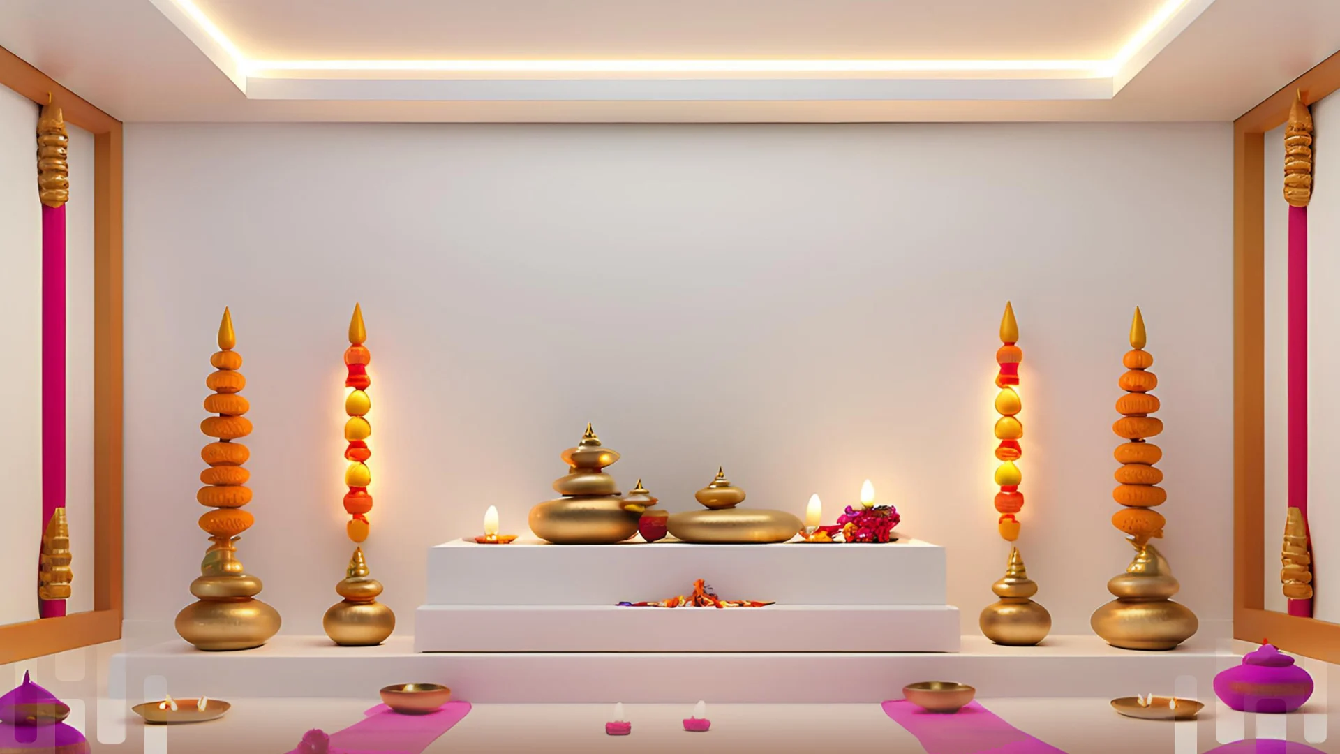 Pooja Room Colour Combinations: Guide for Good Luck 4