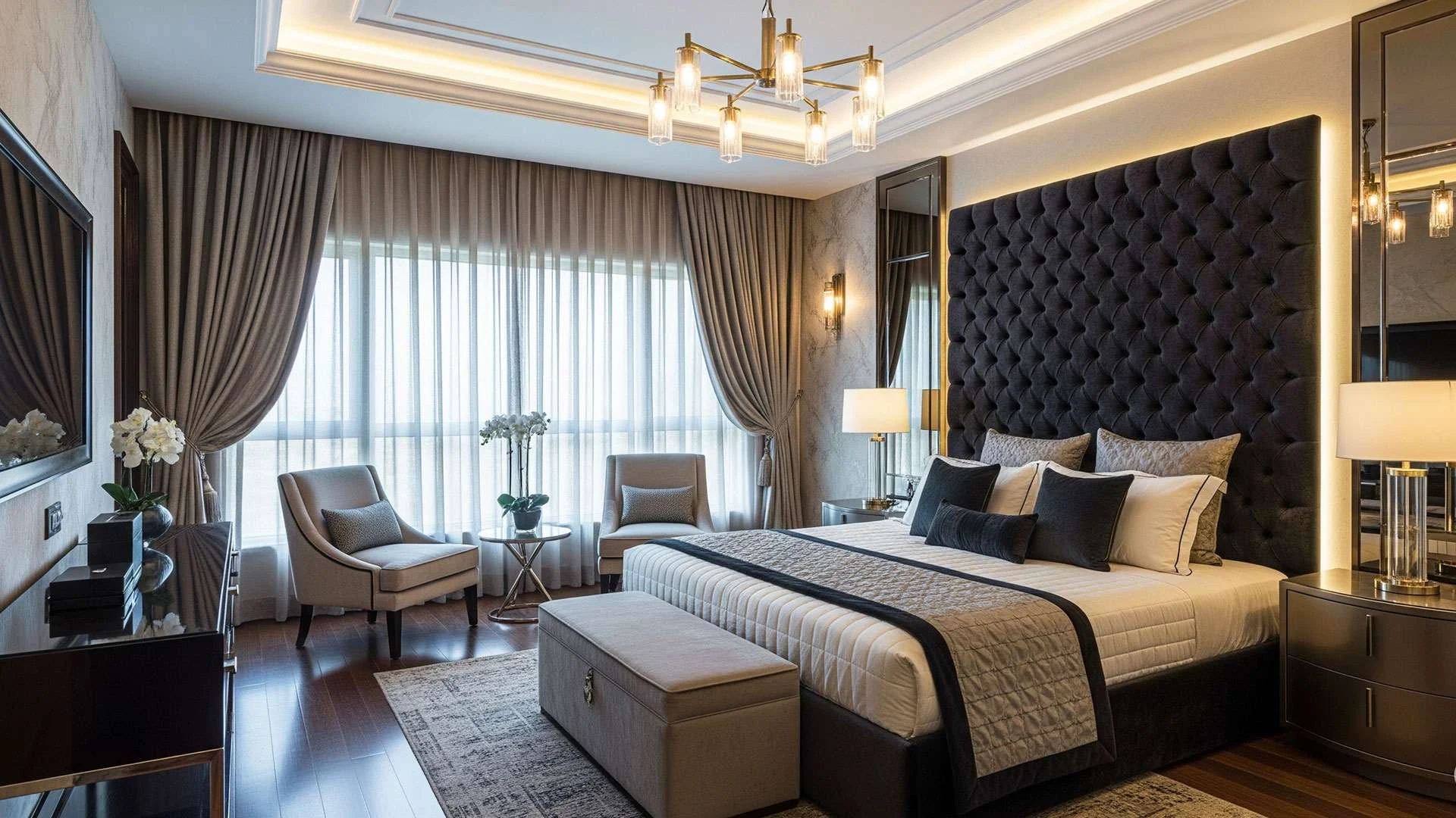 Luxurious Hotel-Style Bedroom